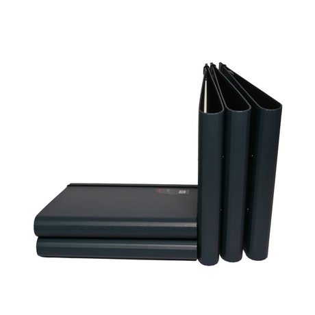 Concept Multipack | A4 Ring Binder File Black - Pack of 5 | Stationery Shop UK