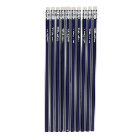 Concept Wallet of 10 HB Eraser Tipped Superior Quality Graphite Pencils-Pencils-Concept|StationeryShop.co.uk