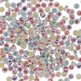 Crafty Bitz Alpha Beads - White - 7mm