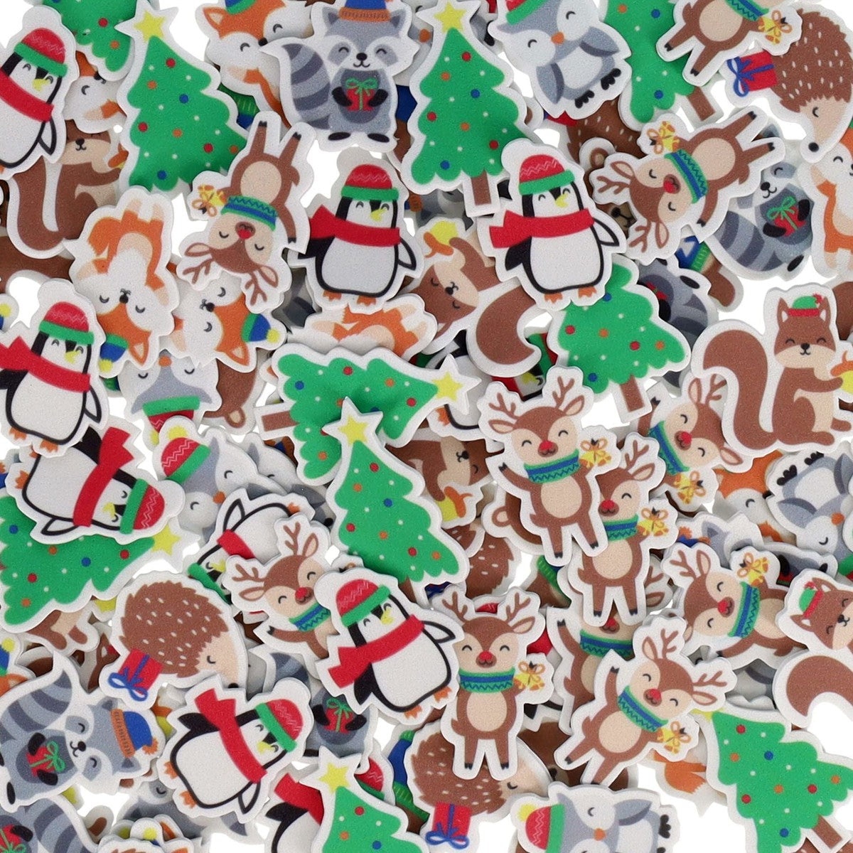 Crafty Bitz Christmas Crafting - Festive Foam Stickers - Pack of 108-Foam Stickers-Crafty Bitz|StationeryShop.co.uk