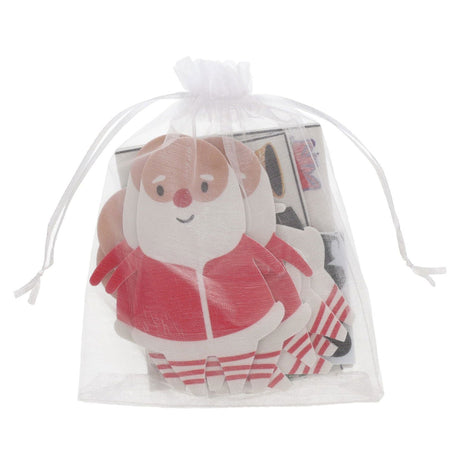 Crafty Bitz Christmas Crafting - Santa Decorations - Pack of 6