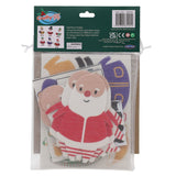 Crafty Bitz Christmas Crafting - Santa Decorations - Pack of 6-Foam Stickers-Crafty Bitz|StationeryShop.co.uk