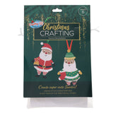 Crafty Bitz Christmas Crafting - Santa Decorations - Pack of 6-Foam Stickers-Crafty Bitz|StationeryShop.co.uk