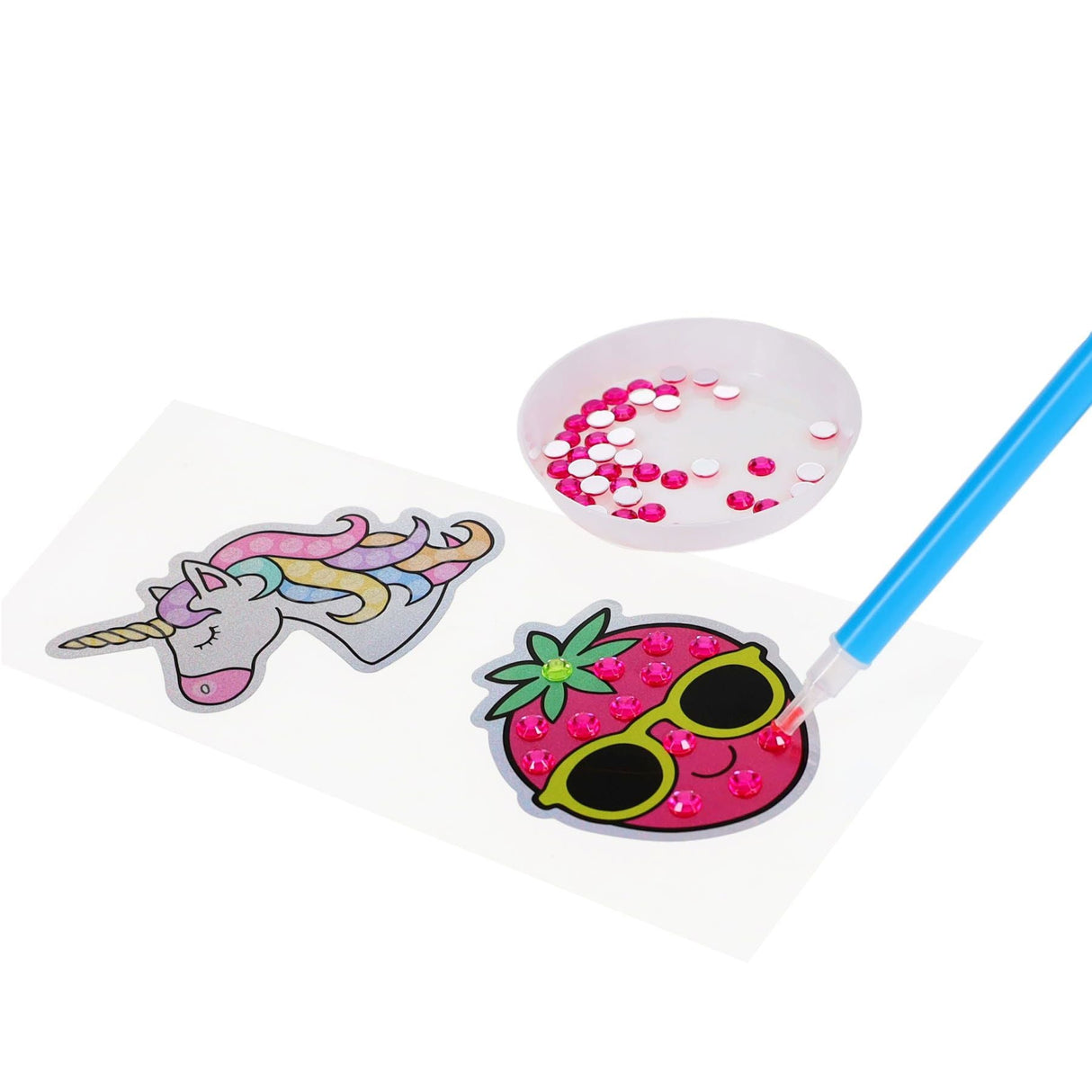 Crafty Bitz Create Your Own Gem Art Stickers - Rainbow Magic - Pack of 6-Kids Art Sets-Crafty Bitz|StationeryShop.co.uk