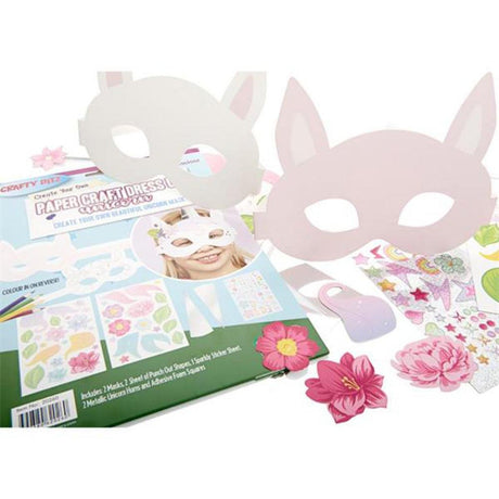 Crafty Bitz Create Your Own Paper Craft Dress Up - Unicorn