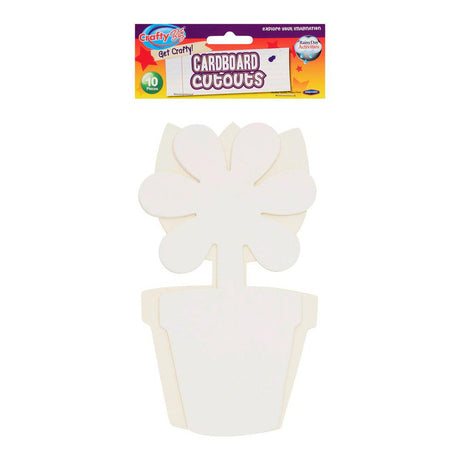 Crafty Bitz Get Crafty Cardboard Cutouts - Pack of 10