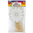 Crafty Bitz Get Crafty Lollipop Flower Fan - Pack of 10