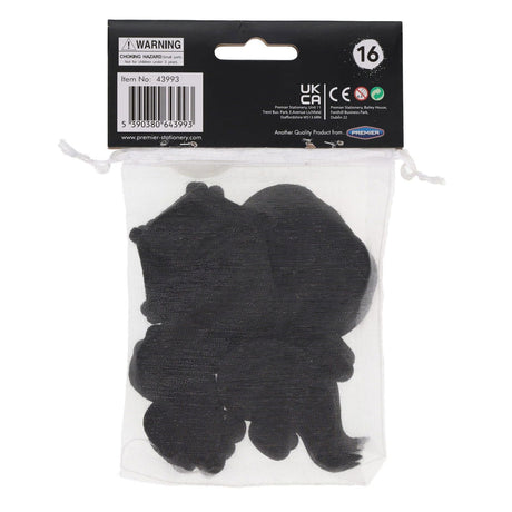 Crafty Bitz Halloween Felt Stickers - Freaks - Pack of 16