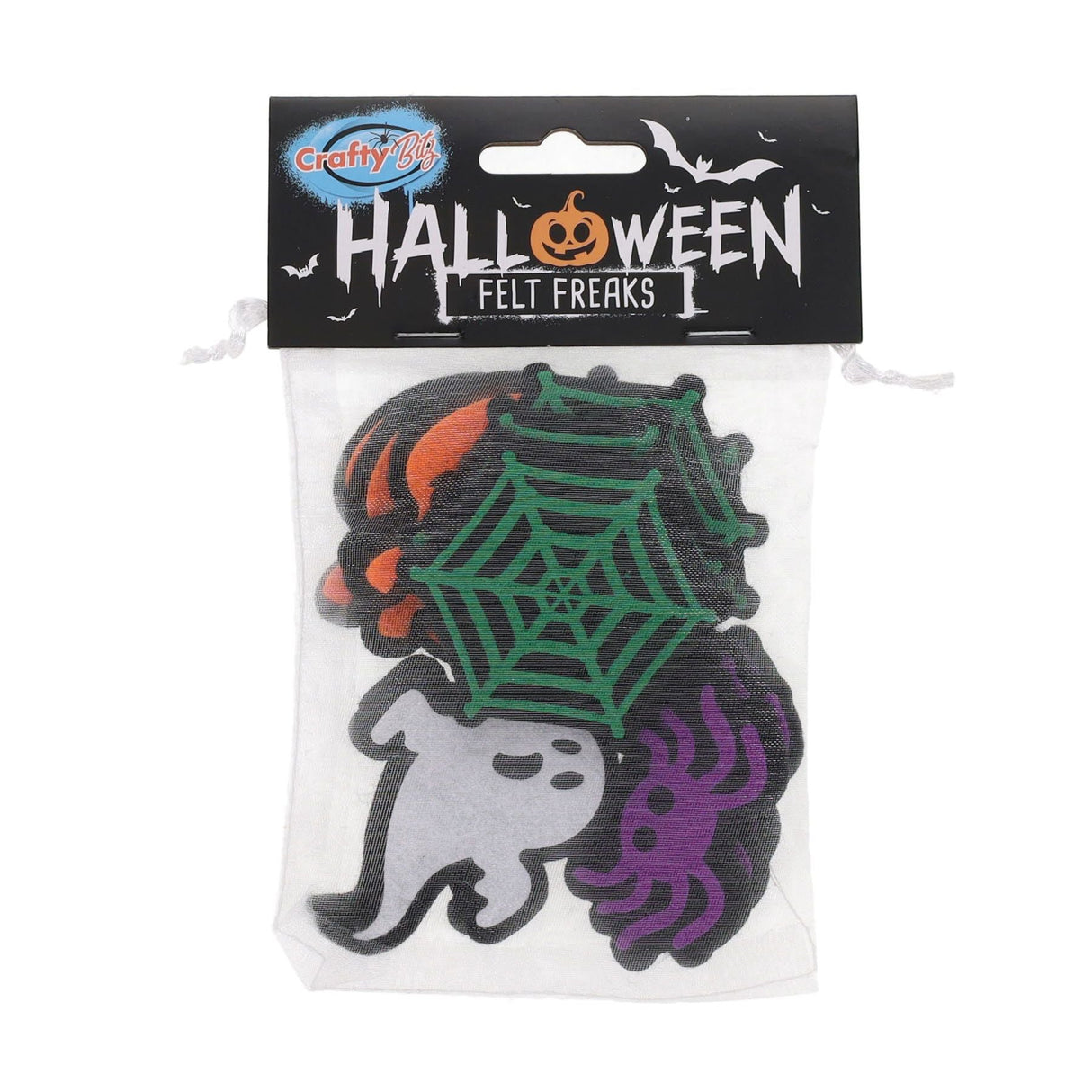 Crafty Bitz Halloween Felt Stickers - Freaks - Pack of 16 | Stationery Shop UK