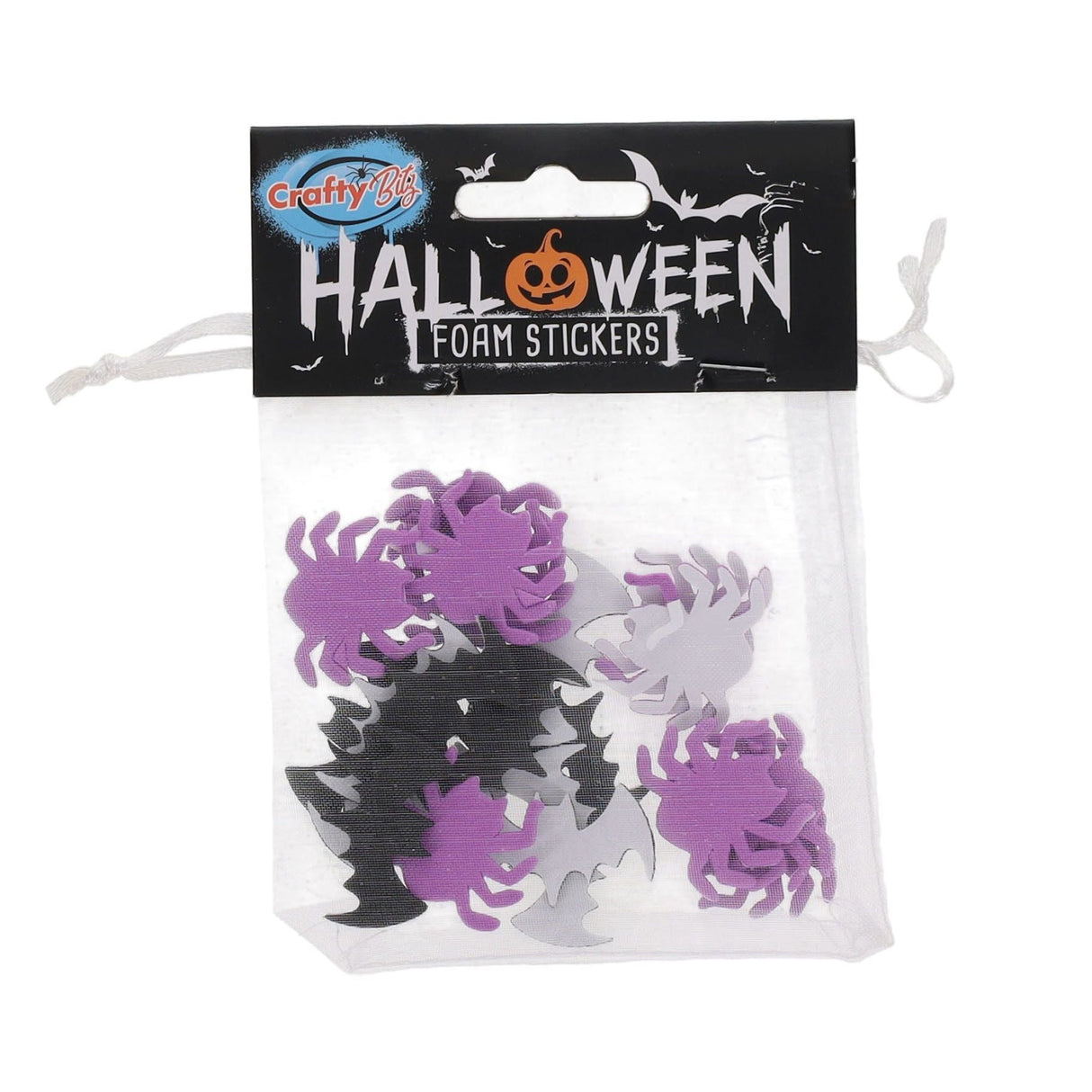 Crafty Bitz Halloween Foam Stickers - Pack of 20 | Stationery Shop UK