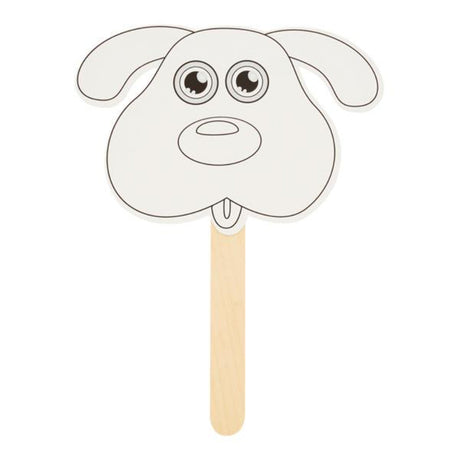 Crafty Bitz Lollipop Dog Fan - Pack of 10 | Stationery Shop UK