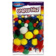 Crafty Bitz Pom Poms - Vivid - Pack of 70