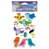 Crafty Bitz Squishy Foam Stickers - Birds - Pack of 10-Foam Stickers-Crafty Bitz|StationeryShop.co.uk