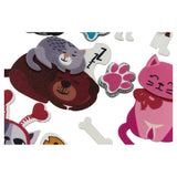 Crafty Bitz Squishy Foam Stickers - Cats And Dogs 2 - Pack of 11-Foam Stickers-Crafty Bitz|StationeryShop.co.uk