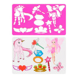 Crafty Bitz Stencils - Unicorn & Fairy-Stencils-Crafty Bitz|StationeryShop.co.uk