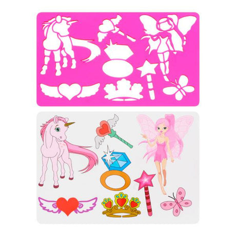 Crafty Bitz Stencils - Unicorn & Fairy-Stencils-Crafty Bitz | Buy Online at Stationery Shop