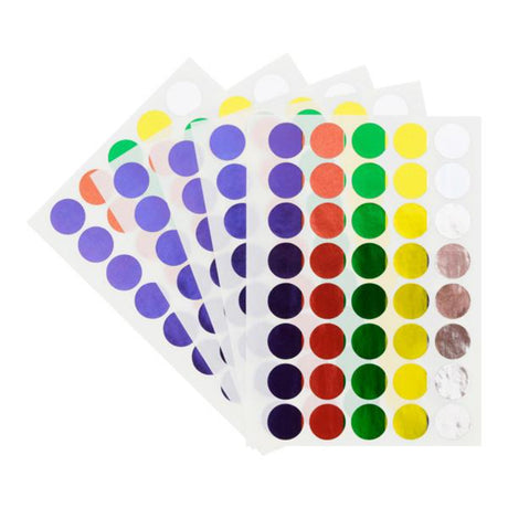 Crafty Bitz Stickers - Dots - Pack of 200 | Stationery Shop UK