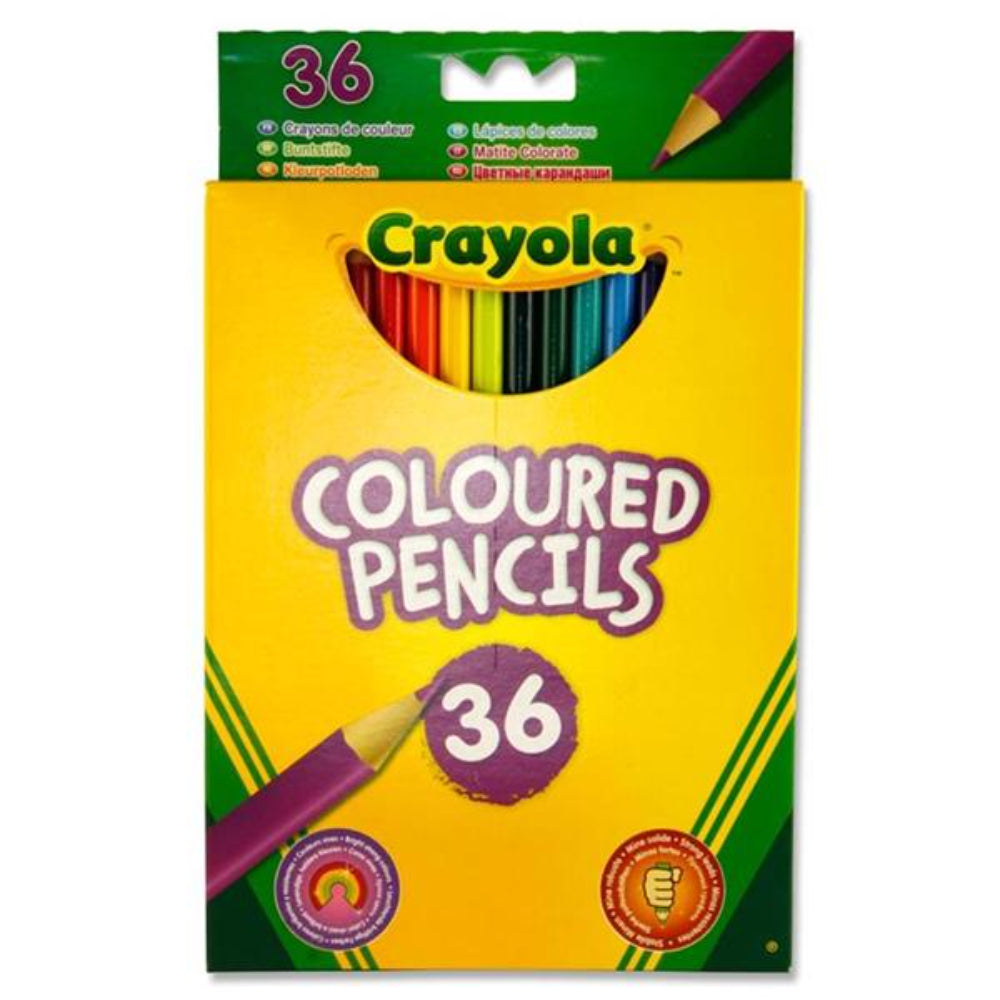 Crayola Coloured Pencils - Pack of 36-Colouring Pencils-Crayola | Buy Online at Stationery Shop