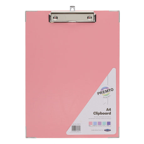 Premto A4 Clipboard - Pastel - Pack of 5