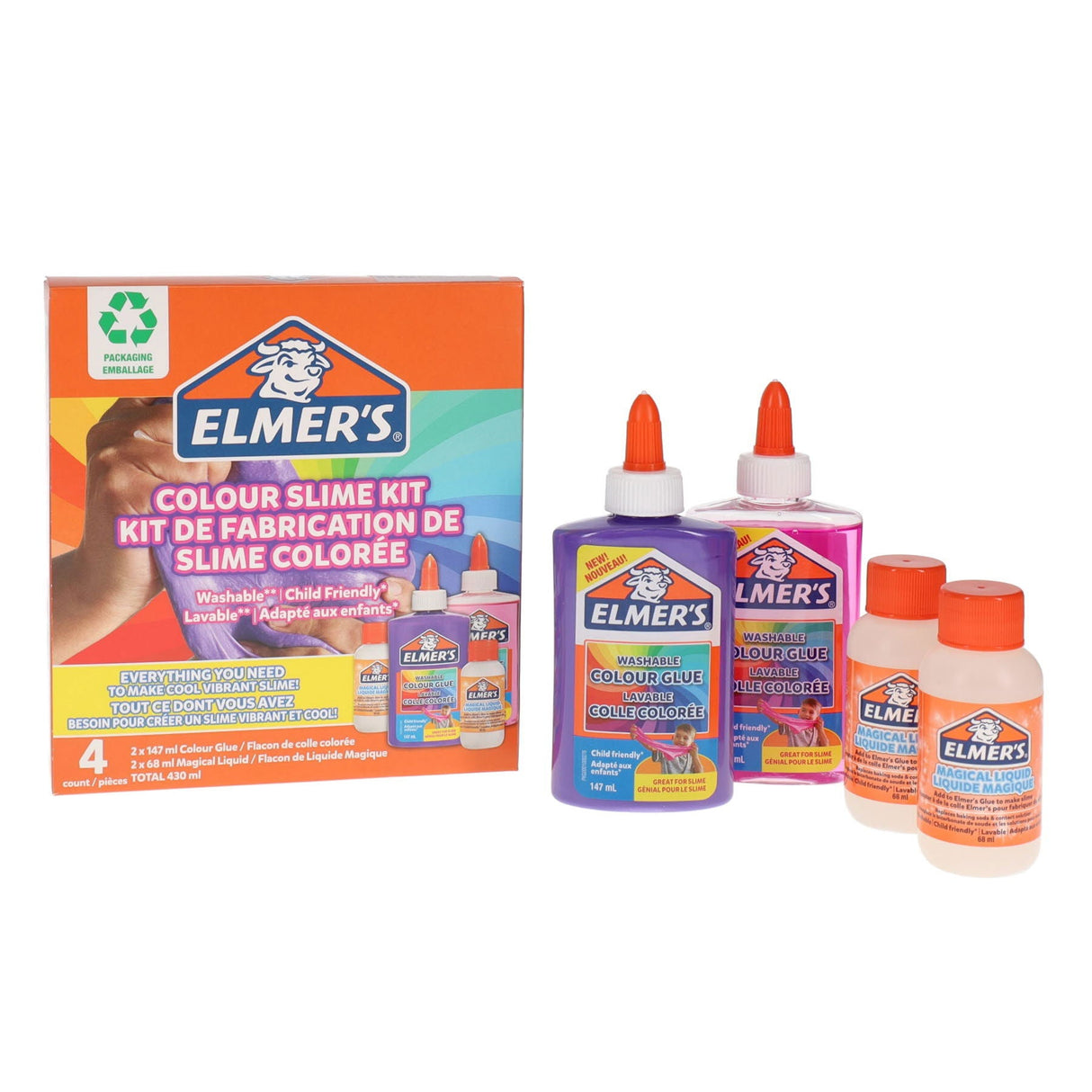Elmer's Colour Slime Kit | Stationery Shop UK