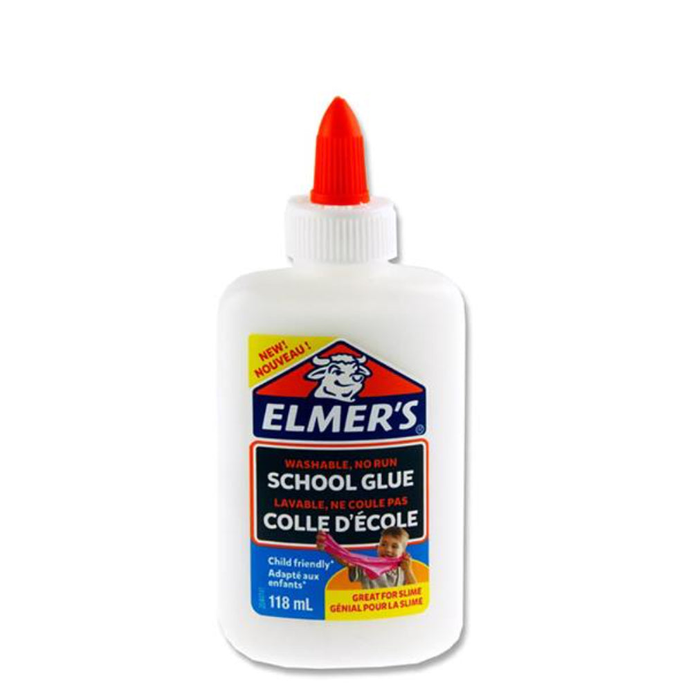 Elmer's School & Slime Glue - 118ml - White | Stationery Shop UK
