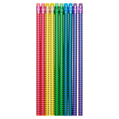 Emotionery Blingtastic Pencils with Erasers - Shine - Pack of 10-Pencils-Emotionery|StationeryShop.co.uk