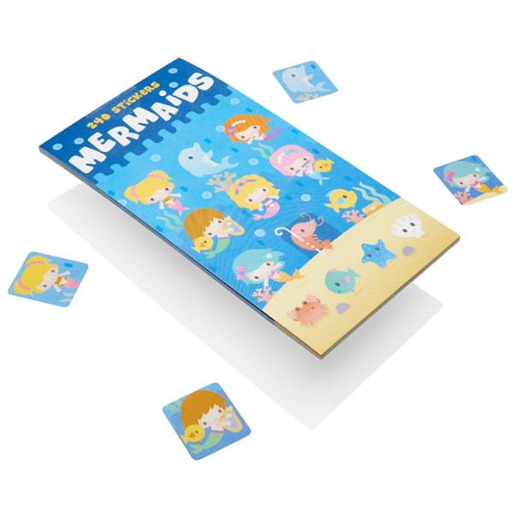 Emotionery Mini Sticker Book - Mermaids & Friends - 240 Stickers | Stationery Shop UK