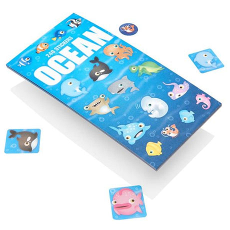 Emotionery Mini Sticker Book - Ocean Animals - 240 Stickers | Stationery Shop UK