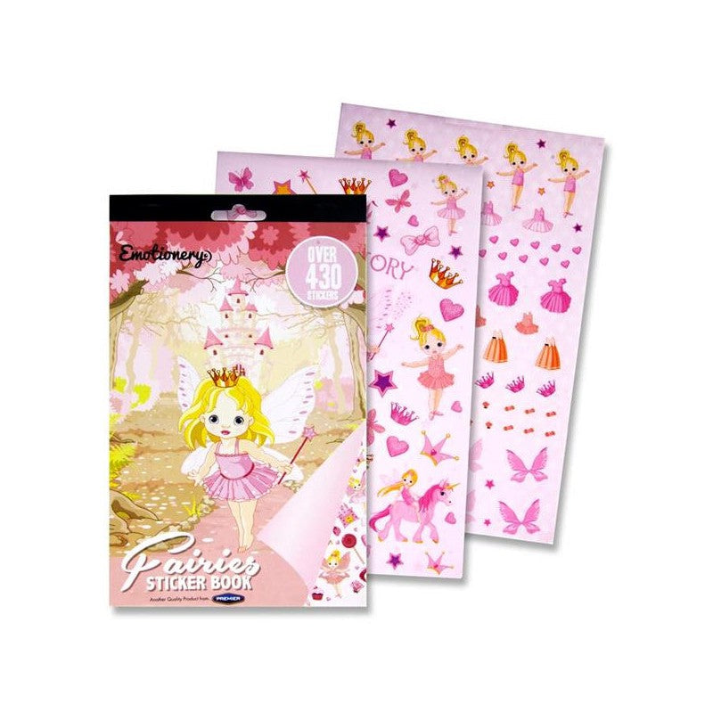 Emotionery Sticker Book - Fairies - 430+ Stickers | Stationery Shop UK