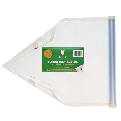 FilFix School Book Cover Roll - 2.5m x 33cm