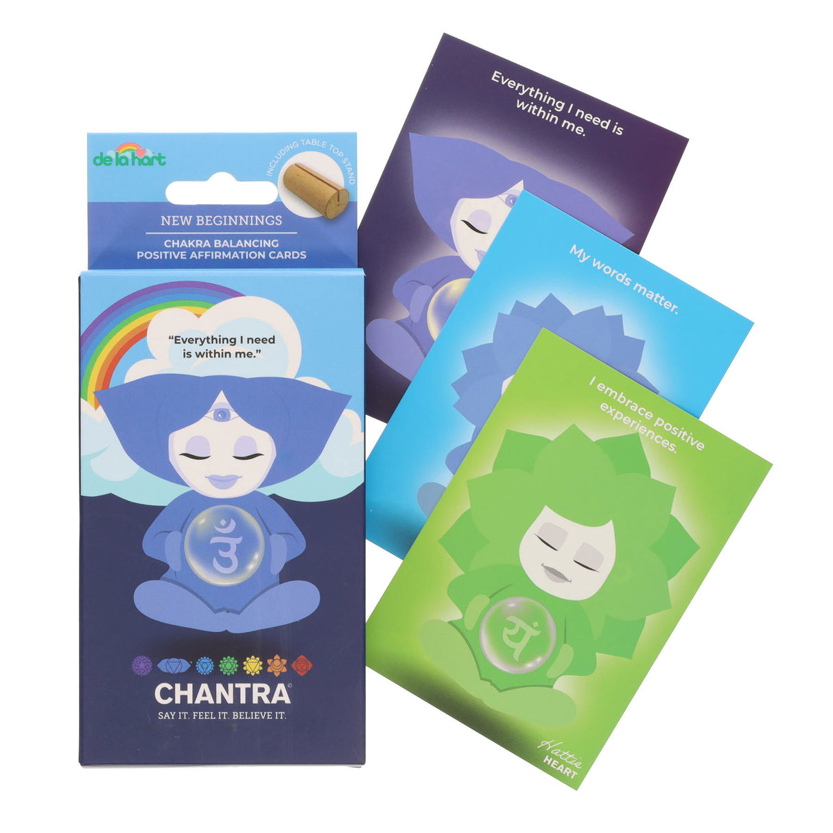 Chakranger Positive Affirmation Cards - New Beginnings - Pack of 35