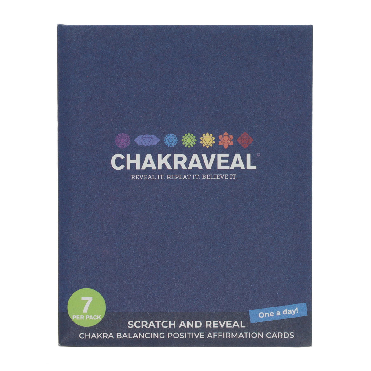 Chakranger Positive Affirmation Cards - Scratch & Reveal - Pack of 7