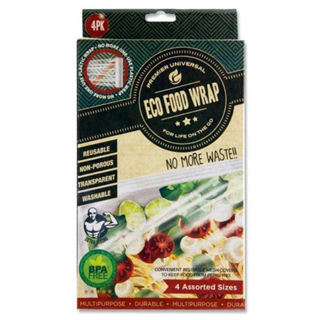 Premier Universal Eco Food Wrap - 4 Sizes - Pack of 4