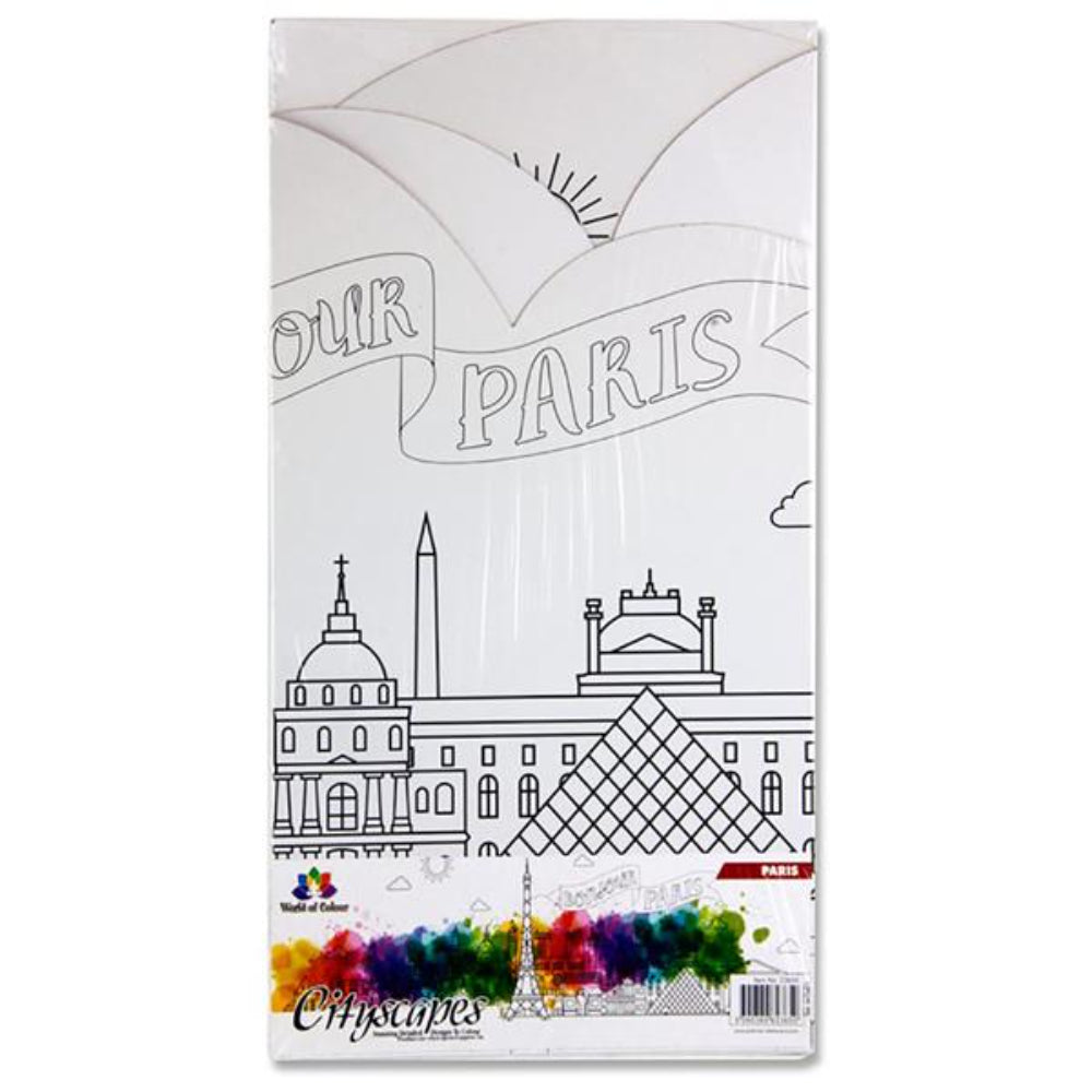 World of Colour Cityscapes Designs to Colour - Paris