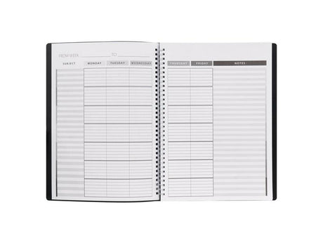 Student Solutions A4 Teacher's Planner - Black