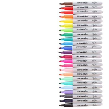Pro:Scribe Bullet Tip Permanent Markers - Pack of 24