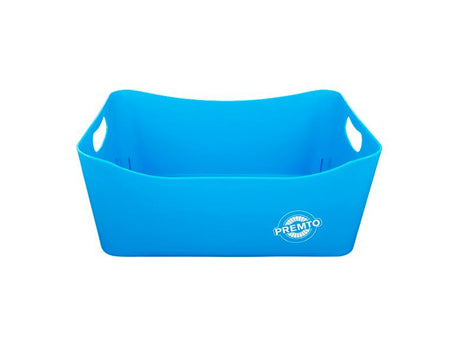 Premto Large Storage Basket - 340x225x140mm - Printer Blue-Storage Boxes & Baskets-Premto|StationeryShop.co.uk