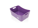 Premto Large Storage Basket - 340x225x140mm - Grape Juice Purple-Storage Boxes & Baskets-Premto|StationeryShop.co.uk