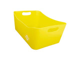 Premto Large Storage Basket - 340x225x140mm - Sunshine Yellow-Storage Boxes & Baskets-Premto|StationeryShop.co.uk