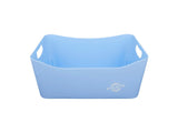 Premto Pastel Large Storage Basket - 340x225x140mm - Cornflower Blue-Storage Boxes & Baskets-Premto|StationeryShop.co.uk