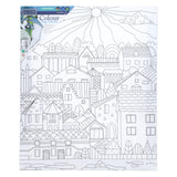 Icon Colour My Canvas - 250x300mm - Town | Stationery Shop UK