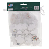 Crafty Bitz Christmas Crafting - Festive Foam Stickers - Pack of 108