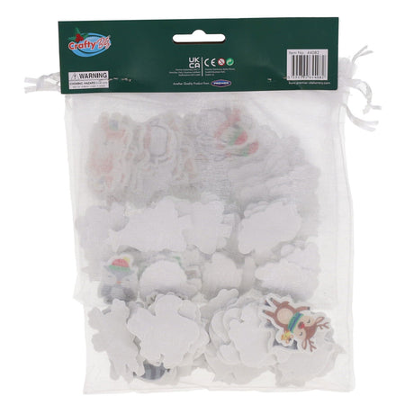 Crafty Bitz Christmas Crafting - Festive Foam Stickers - Pack of 108