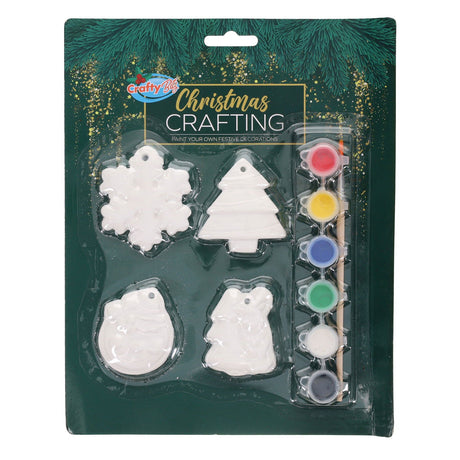 Crafty Bitz Christmas Crafting - Paint Your Own Festive Decorations | Stationery Shop UK