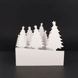 Icon Craft Laser Cut Festive Card - Forest Scene