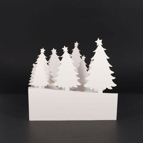 Icon Craft Laser Cut Festive Card - Forest Scene