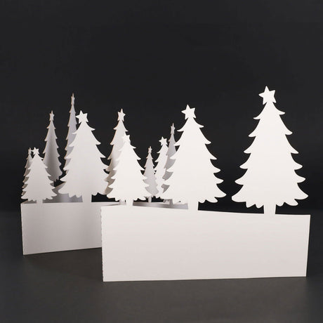 Icon Craft Laser Cut Festive Card - Forest Scene