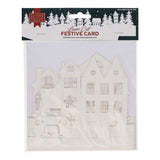 Icon Craft Laser Cut Festive Card - Christmas Scene