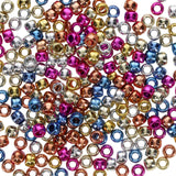 Crafty Bitz Round Metallic Beads - Assorted - 50g