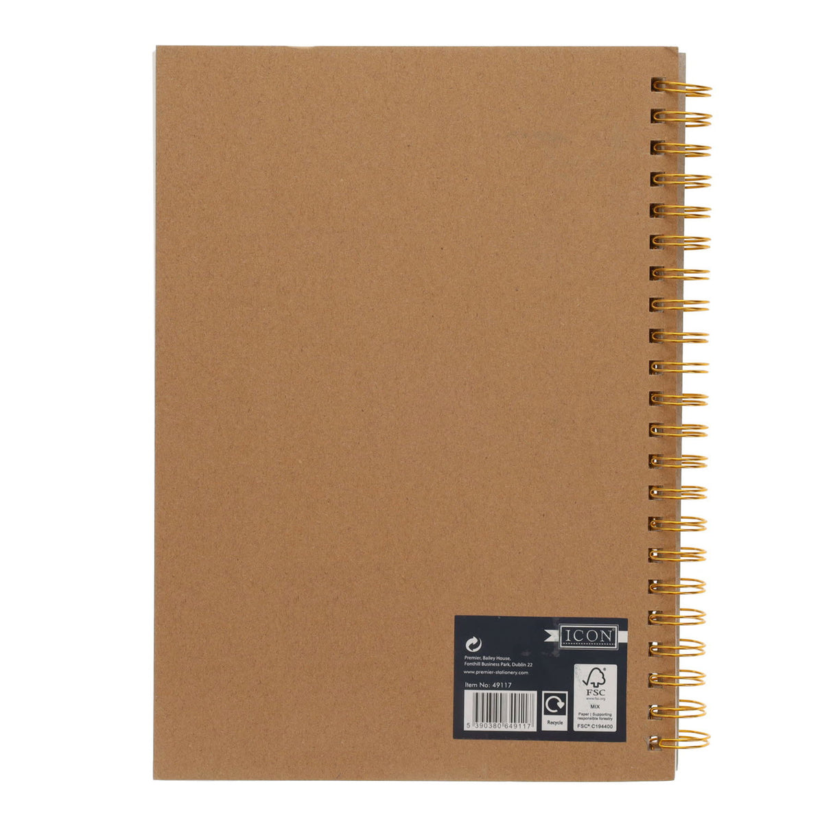 Icon Masters Brown Sketchbook - A4 - 50 Sheets